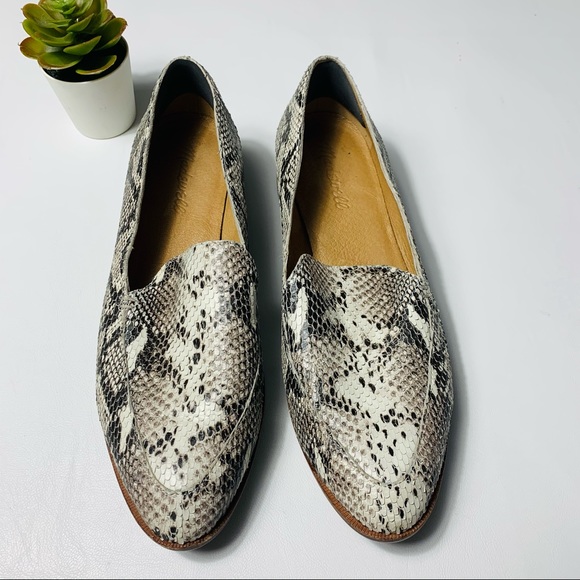 Madewell The Frances Loafer in Stamped Snake - Picture 3 of 7